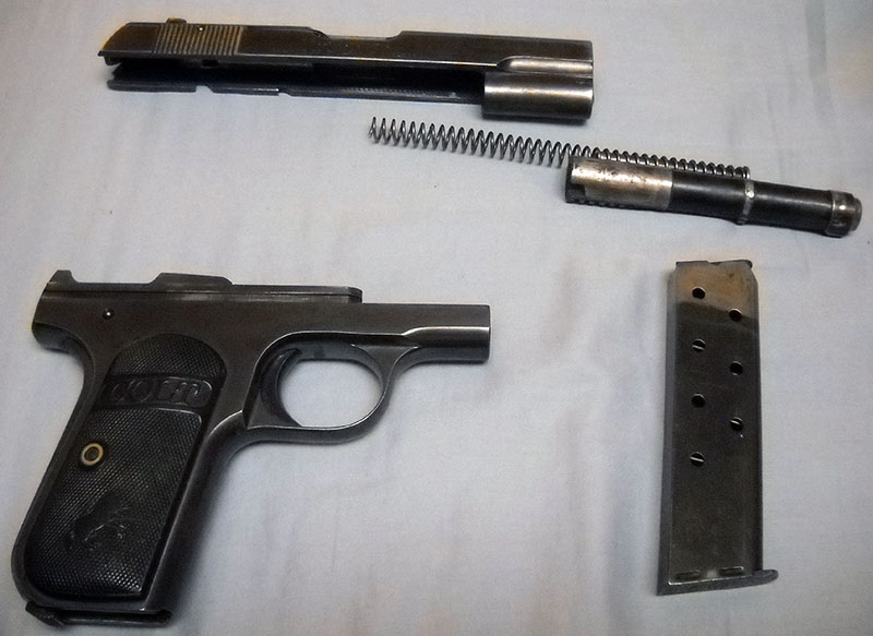 Colt 1903, field stripped